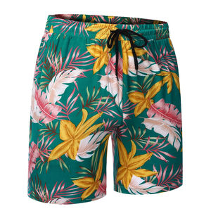 Chemises à manches courtes pour hommes, style plage d'été, imprimées de motifs floraux et géométriques, séchage rapide, écologiques, vente en gros sur mesure - Product Image 6