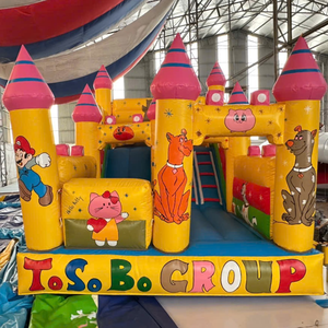 Castillo Inflable de 3m x 5m, Material de PVC, Fácil de Instalar, Ideal para Parques de Diversiones, Aplicación para Juegos, Vietnam - Product Image 1