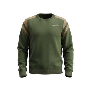 Sudadera Personalizada con Rayas Raglán para Hombre - Corte Cuadrado, 100% Algodón Terry Lavado - Product Image 3