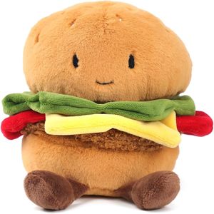 Jouets en peluche douce en forme de nourriture, animaux en peluche hamburger - Product Image 1