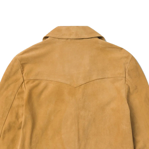 Manteau d'hiver en cuir véritable de vache respirant et de style western pour homme, en daim à franges, haute qualité, prix bas, en vente en ligne - Product Image 2