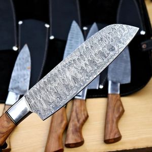 Ensemble de couteaux de chef à découpe précise avec lames en acier inoxydable pour restaurants et cuisines domestiques, service de cuisine professionnel - Product Image 3
