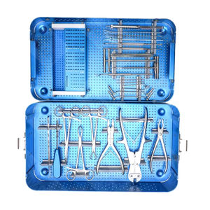 ชุดเครื่องมือไมโครเพลทที่ได้รับการรับรองมาตรฐาน CE ISO สำหรับการผ่าตัดกระดูกขนาดเล็ก การผ่าตัดกระดูก การปลูกถ่ายกระดูก และการผ่าตัดแบบแทรกแซง โดย Dentavex - Product Image 1