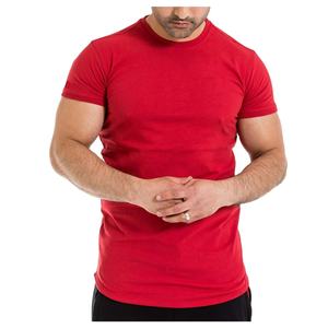 Arrival Men's <b>Long</b> Solid Quick Dry Breathable Lightweight Customized Logo Printing Reversible T-Shirts 100% Cotton - Product Image 4