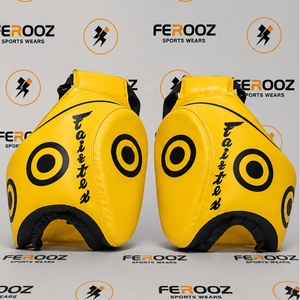 แผ่นรองขาฝึกซ้อมคิกบ็อกซิ่ง MMA สีม่วงทอง Fairtex สำหรับเด็กและผู้ใหญ่ ทนทาน น้ำหนักเบา ผลิตตามสั่ง ป้องกันการบาดเจ็บในยิม - Product Image 5