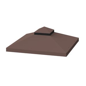 Cubierta de Repuesto para Gazebo de Dos Niveles de 10x10 Pies, para Exteriores, Solo la Cubierta Superior, Compatible con Pergolas y Gazebos Existentes - Product Image 1