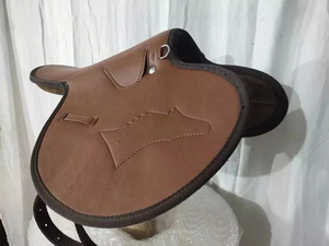 Selle d'équitation en cuir PU pour saut d'obstacles, selle d'exercice pour chevaux, selle de course de haute qualité sur mesure - Product Image 2