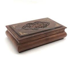 Vente chaude Antique À La Main En Bois Sculpté Bijoux Stockage Cadeau Boîte Vintage Sculpture Sur Bois sculpté boîtes En Bois - Product Image 2