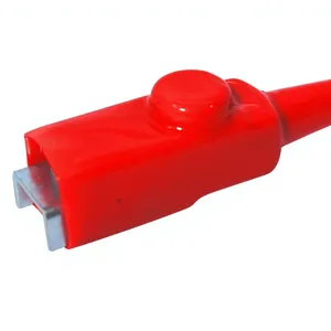 Kit de alimentación final modelo 5 para sistema de barra colectora DSL, marca CMK, exterior de PVC rojo e interior de acero inoxidable, caja de alta calidad, MOQ 50 unidades - Product Image 1