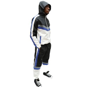 High Quality <b>Men</b> Winter Casual Solid <b>Reflective</b> Tracksuit Windbreaker <b>Jacket</b> Pants Breathable Waterproof Tech Wear Bulk - Product Image 6