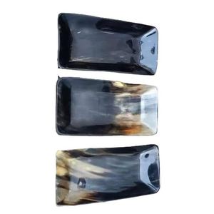 Elegante y Funcional Bandeja Cuadrada de Cuerno de Búfalo para Servir, Vajilla para Uso Doméstico - Product Image 3