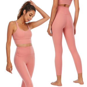 Vêtements de fitness pour femmes, hauts de yoga sans couture, couleurs unies, manches longues, crop tops de sport, ensembles de yoga respirants et à séchage rapide - Product Image 4