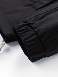 Veste d'hiver à manches longues pour homme et femme, 100% coton polaire, séchage rapide, col polo rayé rétro, 300g, coupe ample, décontractée, pour couple - Product Image 6