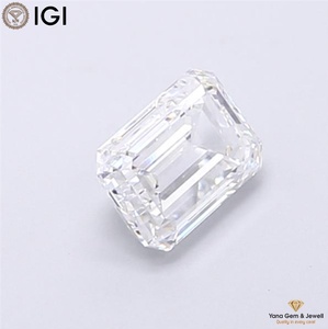 Diamante CVD Cultivado en Laboratorio de 0.50 Quilates de la Mejor Calidad, Claridad VVS1, Color D, con Certificado IGI, Corte Esmeralda, para Anillo de Compromiso de Diseñador - Product Image 5