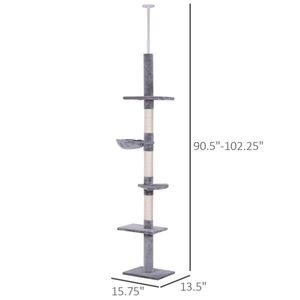Tiragraffi per Gatti in Legno, Albero per Gatti - Product Image 2