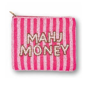 Porte-monnaie multicolore perlé fait main écologique avec fermeture éclair, petite pochette de rangement pour clés, argent liquide, cartes, maquillage, cadeau pour femme - Product Image 2