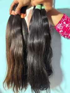 ผมแท้คุณภาพสูง 100% จากวัดอินเดียใต้ แบบ Remy Virgin  ธรรมชาติ ตรง หยักศก นุ่มลื่นดุจแพรไหม - Product Image 5