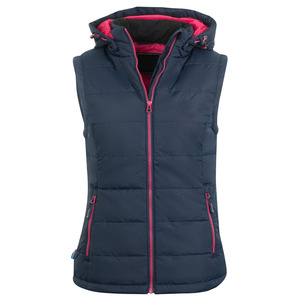 Chaleco de Plumón de Pato Blanco 90% con Capucha, Moda Invierno 2026, Chaleco Informal Cálido y Holgado sin Mangas para Mujer - Product Image 1