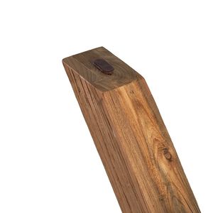 Ensemble de table à manger de style farmhouse en bois massif de haute qualité, design simple et attrayant, prix de gros - Product Image 6