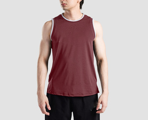 Camisetas sin mangas de verano para hombre, camiseta deportiva sólida de algodón personalizada para hombre, top deportivo a la moda - Product Image 1