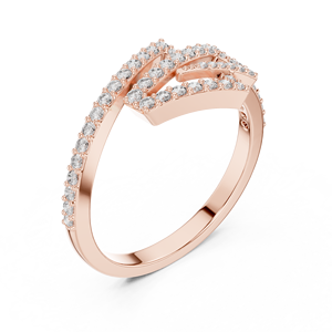 Elegante Anillo de Diamantes Cultivados en Laboratorio para Mujer, en Oro Amarillo de 18 Quilates con Baño de Rodio, Certificado, para Compromiso, Fiesta, Boda, Uso Diario - Product Image 6