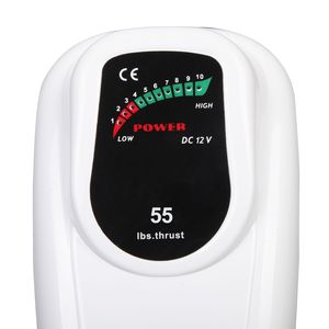 Elica Elettrica Marina YJ 12V Bianca e Nera con Asta Principale in Fibra di Vetro da 92CM e Capacità di 55L - Product Image 4