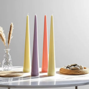 Velas Cónicas Hechas a Mano en Paquete a Granel, Perfectas para Pedidos al por Mayor, Organizadores de Eventos y Mayoristas - Product Image 1