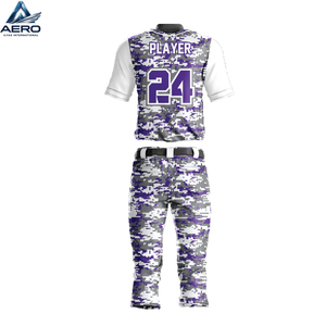 Uniforme de Béisbol de Primera Calidad, Último Modelo, Transpirable, de Manga Corta, con Logotipo Personalizado Impreso - Product Image 2