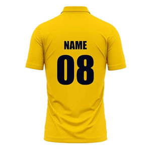 Camiseta de Cricket de Primera Calidad, Corte Ajustado, con Logotipo del Equipo, Tejido de Poliéster, Uniforme de Calidad para Equipos Deportivos - Product Image 5