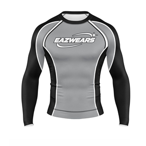 Professional Long Sleeve <b>MMA</b> <b>Rash</b> <b>Guard</b> Sublimation Compression Shirt Breathable Performance Sportswear Supplier <b>MMA</b> <b>Rash</b> <b>Guard</b> - Product Image 2