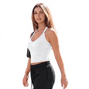 Top de Punto Blanco con Cuello Alto, Talla Grande, Transpirable, Ecológico, Sólido, Informal, para Otoño, para Mujer - Product Image 4