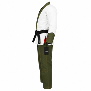 Wholesale Custom Karate Jiu Jitsu BJJ Kimono Martial Arts Uniforms-Polyester/Cotton Breathable Lightweight Custom OEM/ODM - Product Image 5