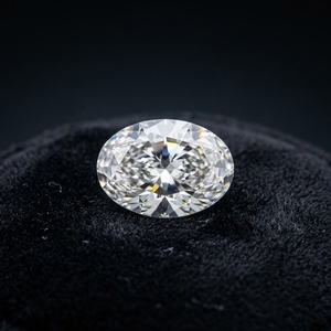 Diamant de laboratoire cultivé IGI certifié CVD HPHT 1ct 2ct 3ct DEF VVS VS1, taille ovale solitaire, coupe idéale excellente - Product Image 1