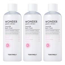 Tony Moly Wonder Ceramide Mochi Toner 500ml Paquete de 3 con Descuento Tónico Líquido para Maquillaje - Product Image 1