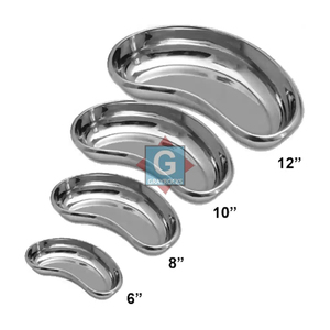 Ensemble de récipients rénaux en acier inoxydable, 4 tailles, plateau pour instruments chirurgicaux à usage médical - Product Image 2