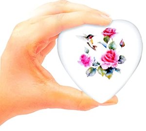 Sophisticated <b>Aluminum</b> Heart Shape Funeral Keepsake Urn Memorial Ash <b>Container</b> Crafted With Elegant Fine Texture - Product Image 3