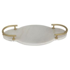 Marble Plate <b>Set</b> Decorative <b>Serving</b> Trays Round Stone Tray Coffee Table Centerpiece Dining Table Luxury Home Decor hot sale new - Product Image 4