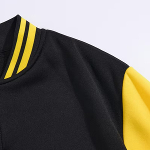 Blouson de baseball décontracté et sportif 2026 avec design color block, vêtement d'extérieur super cool de style américain - Product Image 3