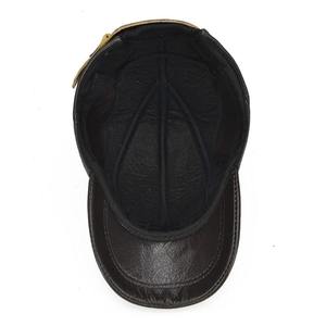 Casquette de baseball de luxe personnalisée en gros, design uni en cuir, élégante, respirante, réglable, chapeau tendance pour homme - Product Image 3
