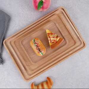 Juego de bandejas de madera al por mayor, bandejas rectangulares apilables para cocina, hotel y suministros de catering. - Product Image 4