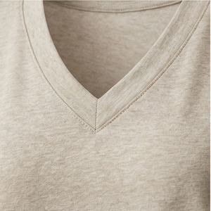 T-shirt en coton surdimensionné pour femmes, fournisseur OEM, broderie, transfert thermique, logo personnalisé, design personnalisé, vêtements de mode durables de haute qualité - Product Image 4