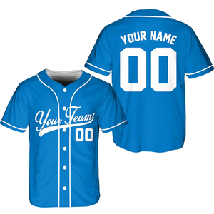 OEM Baseball Jersey Cheap Custom Embroidery Logo Sublimation <b>Strip</b> Design Men Baseball Jersey - Product Image 4