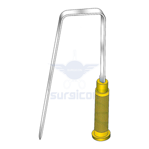 Disector Quirúrgico Reutilizable de Acero Inoxidable de 22.5 cm y 3 cm, Herramienta Médica para Cirugía General, Plástica y Cosmética - Product Image 1