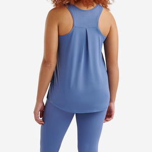 Women's Solid Casual Breathable <b>Flowy</b> Tank <b>Top</b> with Jersey Fabric ODM Supply - Product Image 5