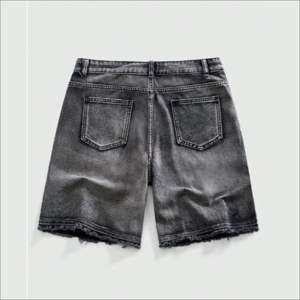 Pantalones Cortos de Mezclilla para Hombre con Pedrería Brillante, Estilo Urbano, Vaqueros Desgastados, Fabricante Mayorista - Product Image 3