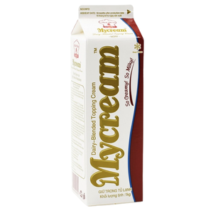 Crème Non Laitière Meilleure Vente Fabrication Vietnam Expédition Mondiale Mycream Crème de Garniture Mélangée Ivoire 1KG Boulangerie HALAL OEM/ODM - Product Image 1