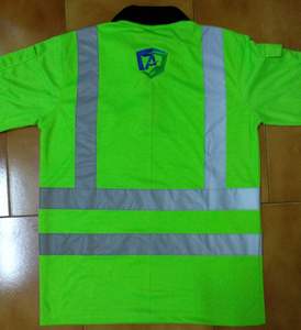 Veste de sécurité réfléchissante à haute visibilité en gros | Vêtements de travail en nylon respirant et coupe-vent pour la construction, le contrôle du trafic et les activités de plein air - Product Image 2