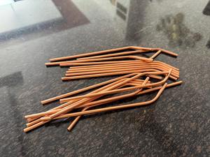 Paille réutilisable en cuivre écologique pour les bienfaits détoxifiants, boissons froides, café glacé, jus, smoothies, gobelets, style de vie moderne - Product Image 6