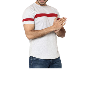 Camiseta de Manga Corta 100% Algodón Lavado con Logotipo Personalizado, Estilo Hip Hop, Tejido de Punto, Tallas Grandes para Hombre - Product Image 3