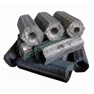 Carbón de Aserrín Hexagonal Tipo B para Asados Familiares, Venta al por Mayor, Caja de 10 kg, Carbón AVC Bajo en Ceniza y sin Humo - Product Image 2